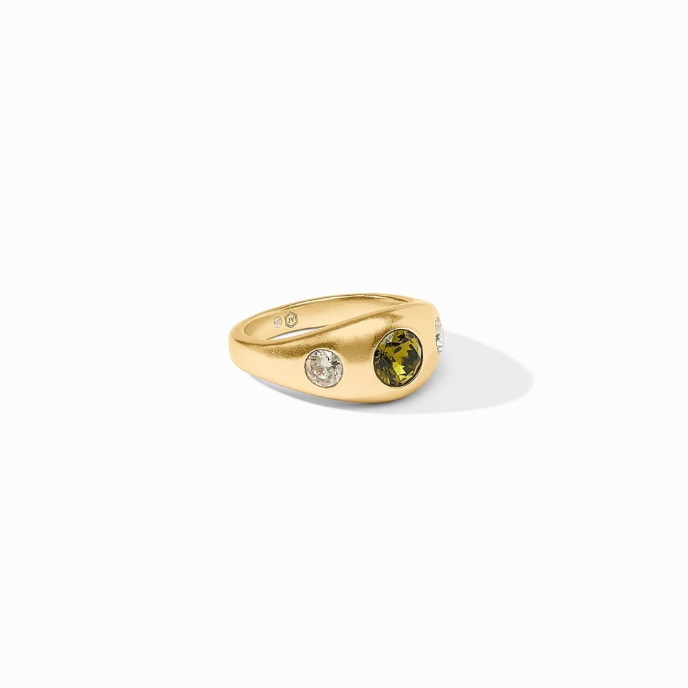 NWOT Julie Vos Rainbow Signer Ring
